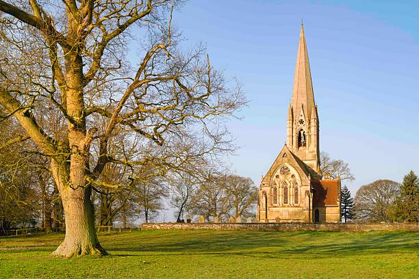istock St Leonard's church in spring. Scorborough, UK. 2208870308