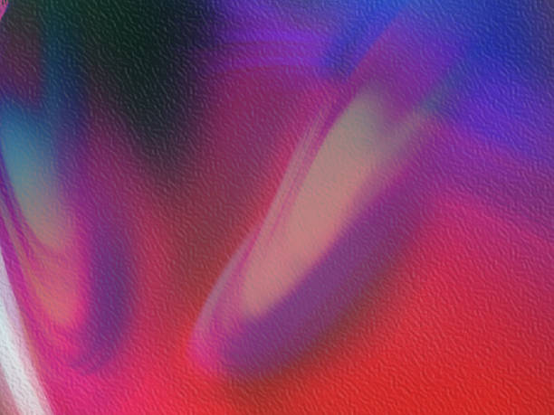 istock Abstract Red Texture with Flowing Shapes and Grooved Surface 2208875234