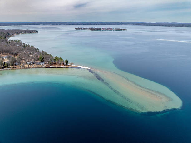 istock Detroit Point Aerial Spring View 2208887950