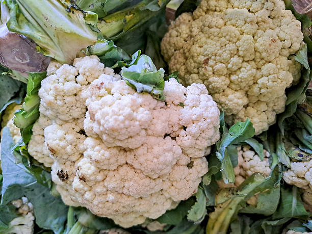 istock Fresh cauliflower in market 2208892097