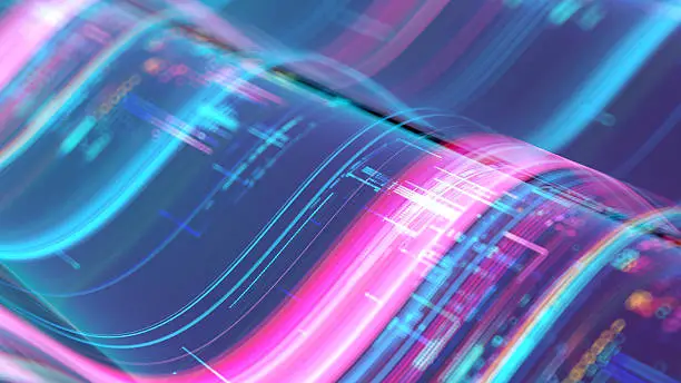 Photo of Machine Learning Concepts. AI - Artificial Intelligence, quantum computing. Abstract program code. Digital transformation and big data.