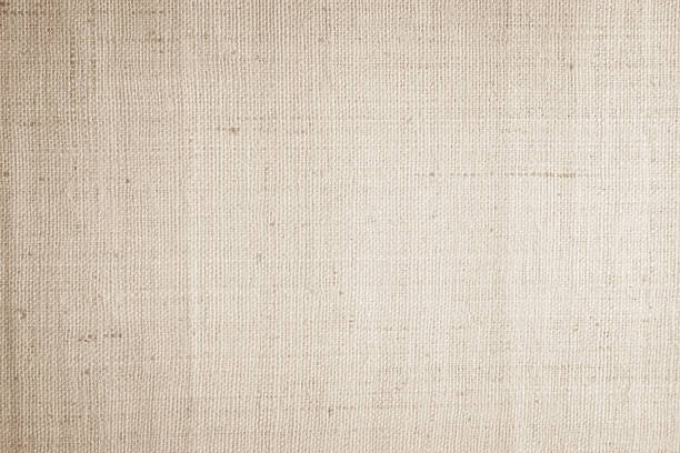 istock Brown sackcloth woven texture background in natural pattern. Jute hessian burlap, linen background in light beige cream color blank. Weaving canvas fiber line cotton cloth textured as organic. 2208896752