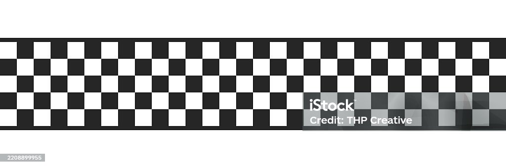 Starting Line Pattern Racing 2d Racing Start Line Vector Stock Illustration - Download Image Now ...