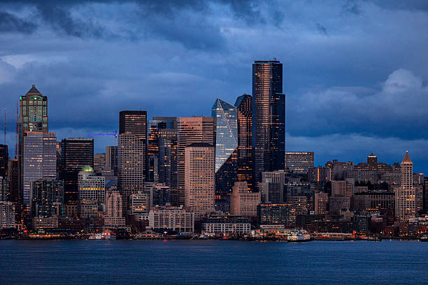 Seattle Washington City Skyline Buildings