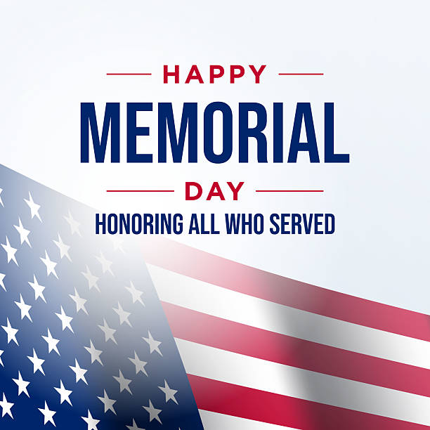 istock Memorial Day Background Design with USA Flag Illustration. 2208913258