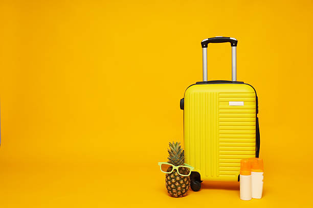 istock Suitcase, luggage, baggage for summer travel and vacation 2208916853