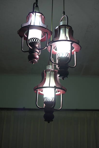 istock Pendant lamps provides warm ambient illumination 2208927584