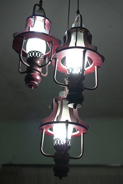 Pendant lamps provides warm ambient illumination