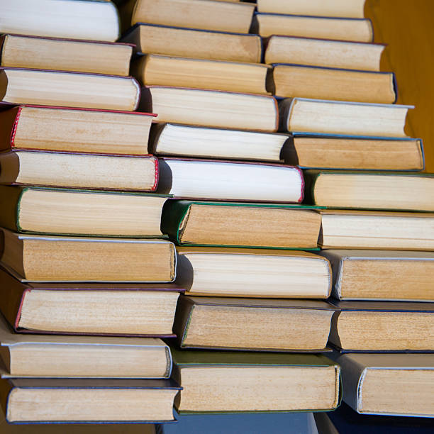 istock Books on the table. Selective focus. Shallow depth of field. 2208935857