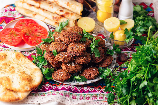 Egyptian ta'ameya, fava bean falafel