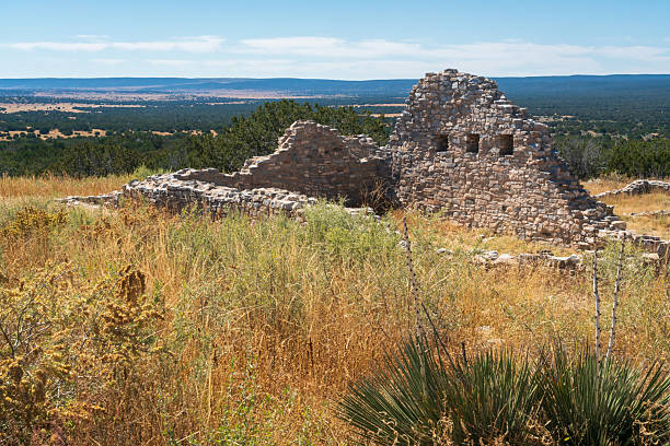 Southwestern Landscape with Sandia Mountains and Beautiful Sky, New Mexico