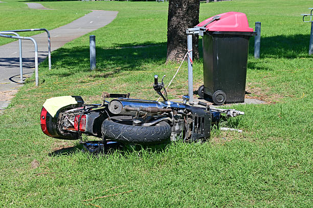 istock Stolen motorbike 2208942450