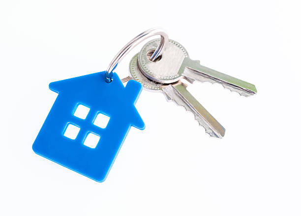 istock House shaped with a key on white background 2208944551