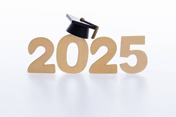 istock New year number 2025 with graduation hat 2208944649
