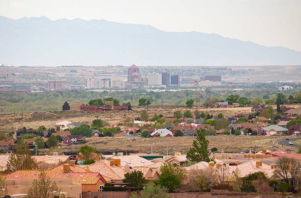 istock Aerial view of Albuquerque New Mexico 2208948072