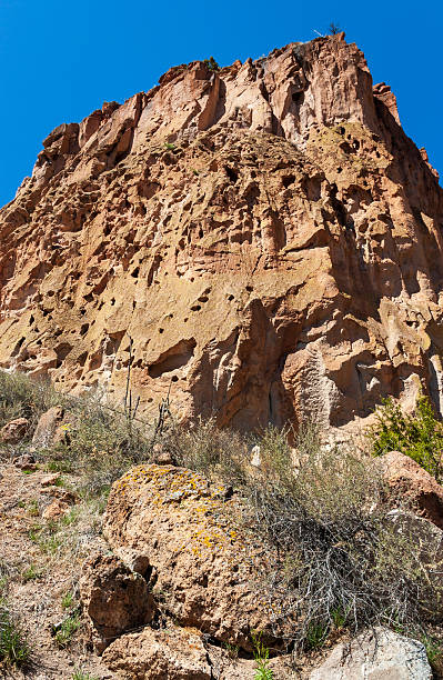 istock Cliff Faces at Bandelier National Monument in New Mexico 2208949544
