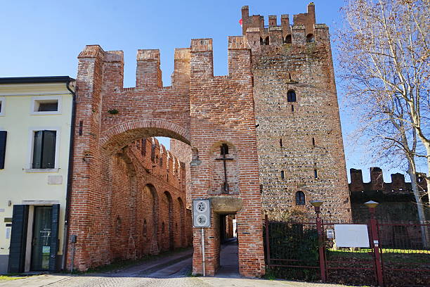 istock Legnago or Tree Rock Gate in Montagnana 2208953250