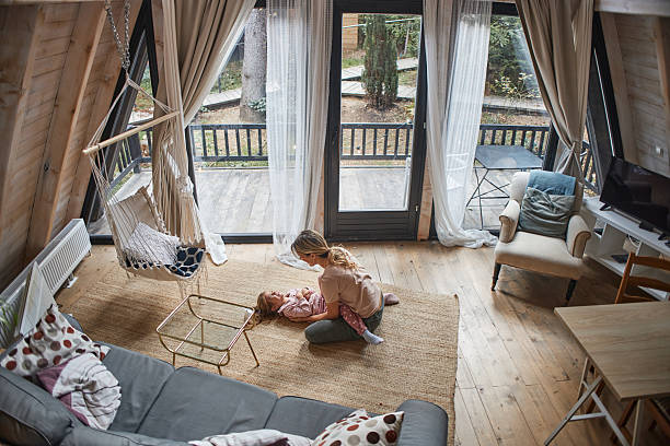 istock Enjoyable morning at the mountain house 2208954538