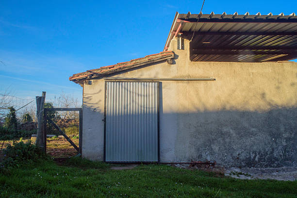 Seasonal Backdrops in Western USA Weather and Seasons Sunny Spring Evening Residential Home View Background Photo Series