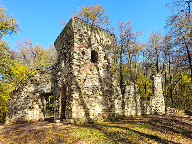 istock Sunny autumn day in Tsaritsyno park, Moscow. 2208962966