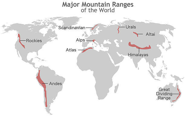 Exploring the Giants: A Comprehensive Guide to Mountain Ranges on the World Map
