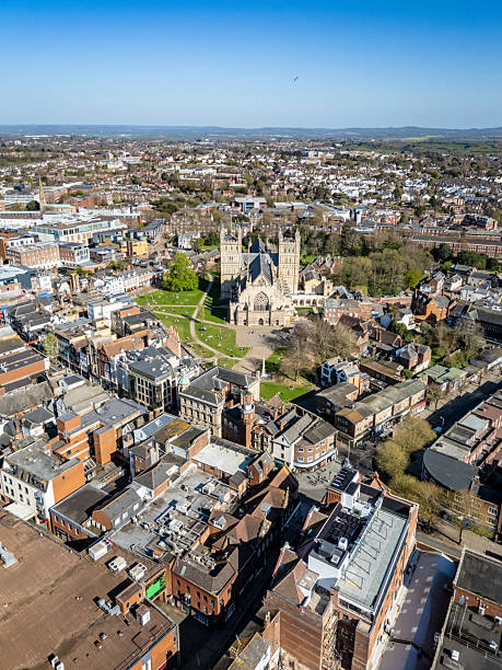 istock Aerial view of Exeter city centre 2208981733