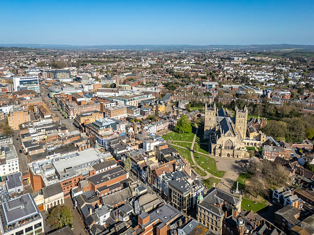istock Aerial view of Exeter city centre 2208981775