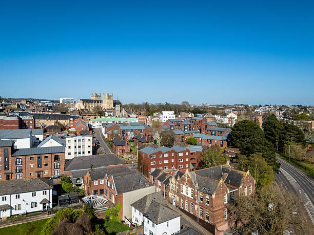 istock New and old housing in Exeter city centre 2208982497