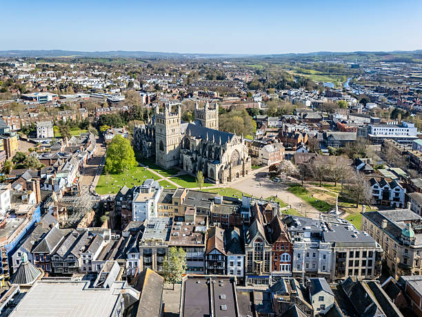 istock Exeter Cathedral with High Street 2208982904