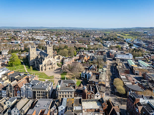 istock Exeter Cathedral with High Street 2208982905