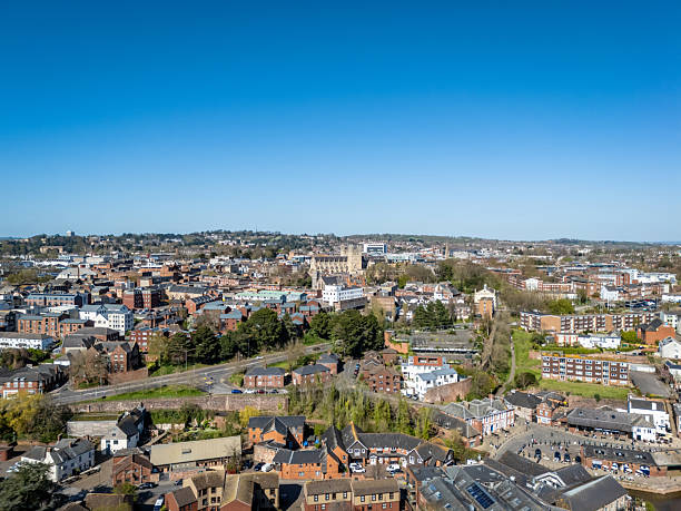 istock Wife aerial view over Exeter 2208983438