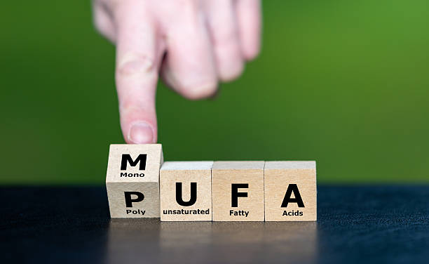 istock Cubes form the acronym MUFA (Monounsaturated Fatty Acids) and PUFA (Polyunsaturated Fatty Acids). 2209000018