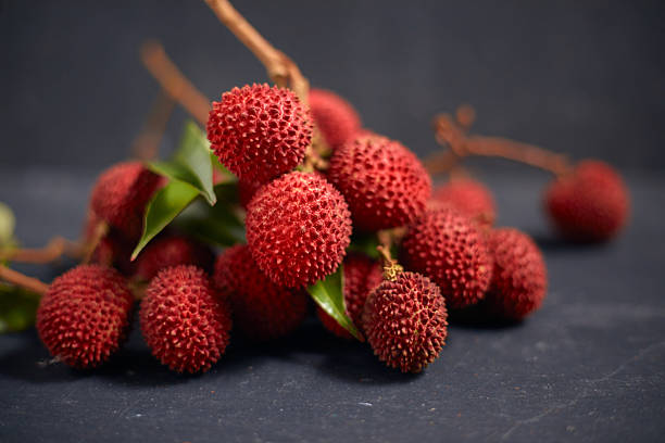 Harvested lychees at a farm in Luc Ngan District, Bac Giang Province, Vietnam, on Thursday, June 5, 2024.