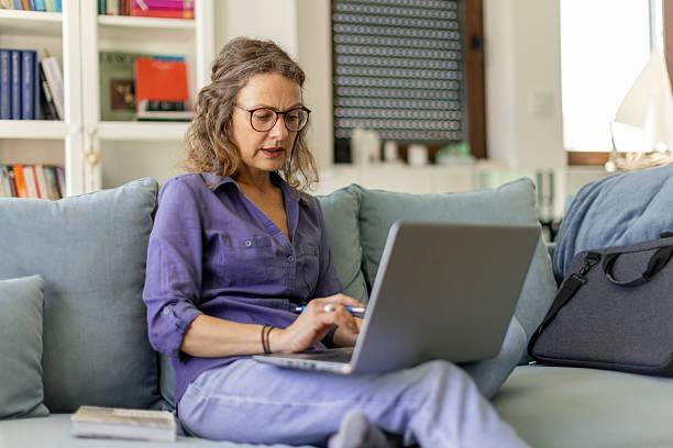 istock Professional woman working from home 2209005661