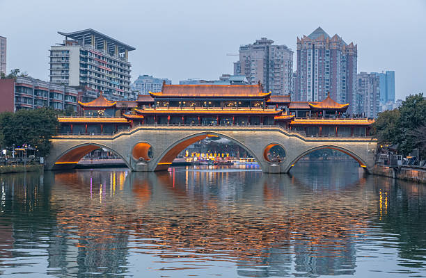 istock The Anshun Bridge in Chengdu, China 2209017337