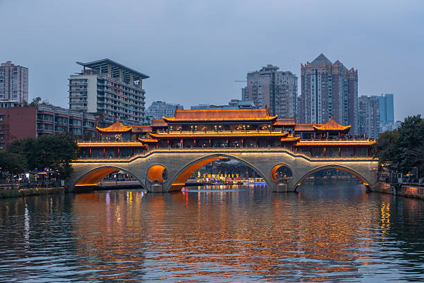 istock The Anshun Bridge in Chengdu, China 2209017507