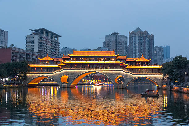 istock The Anshun Bridge in Chengdu, China 2209017793