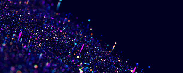 istock Macro of quantum computing technology. Digital patterns of big data. Microworld of LLM AI learning process. Nano technology presentation. 2209020473