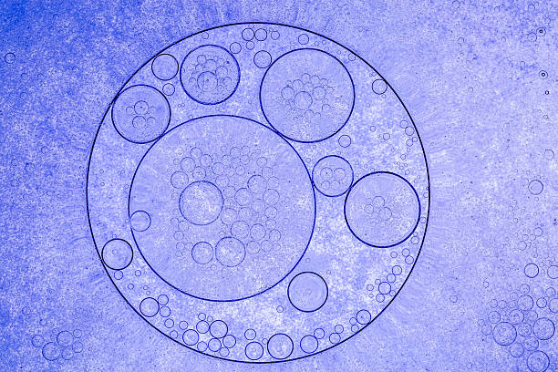 istock Purple macro science bubble texture,Purple Science Experiment Bubble Texture Macro,Pipette with serum, gel, oil or other cosmetic product. 2209020623