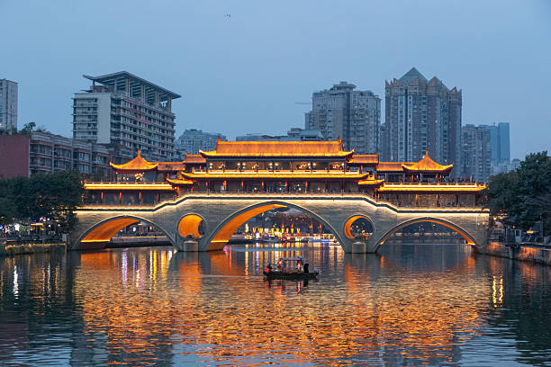 istock The Anshun Bridge in Chengdu, China 2209020676