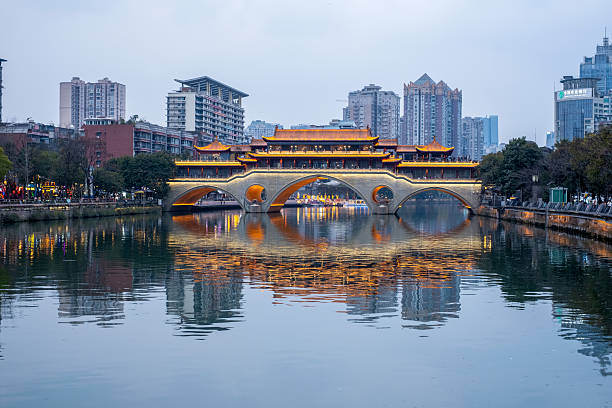 istock The Anshun Bridge in Chengdu, China 2209021745