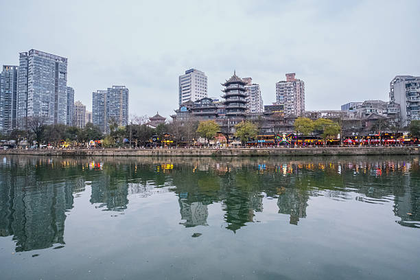 istock Jin River in Chengdu, China 2209024524