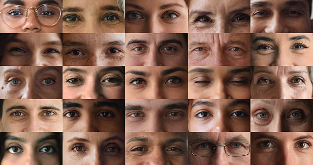 istock Collage view eyes of various people looking at camera 2209032804