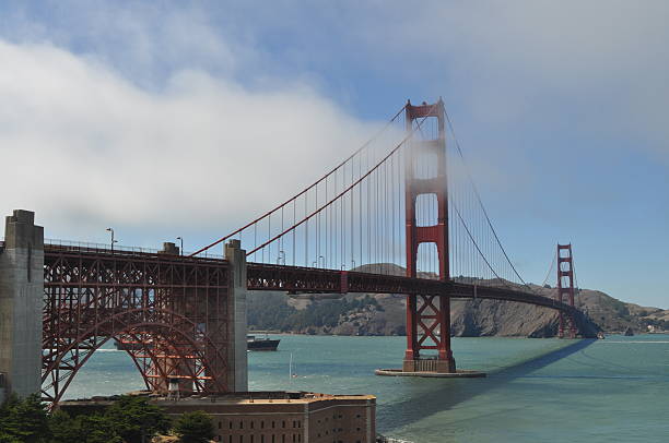 Free Stock Photo of Iconic Golden Gate Bridge in fog | Download Free ...