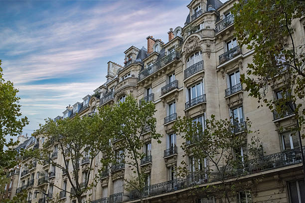 istock Paris, beautiful building, place Leon Blum 2209039722