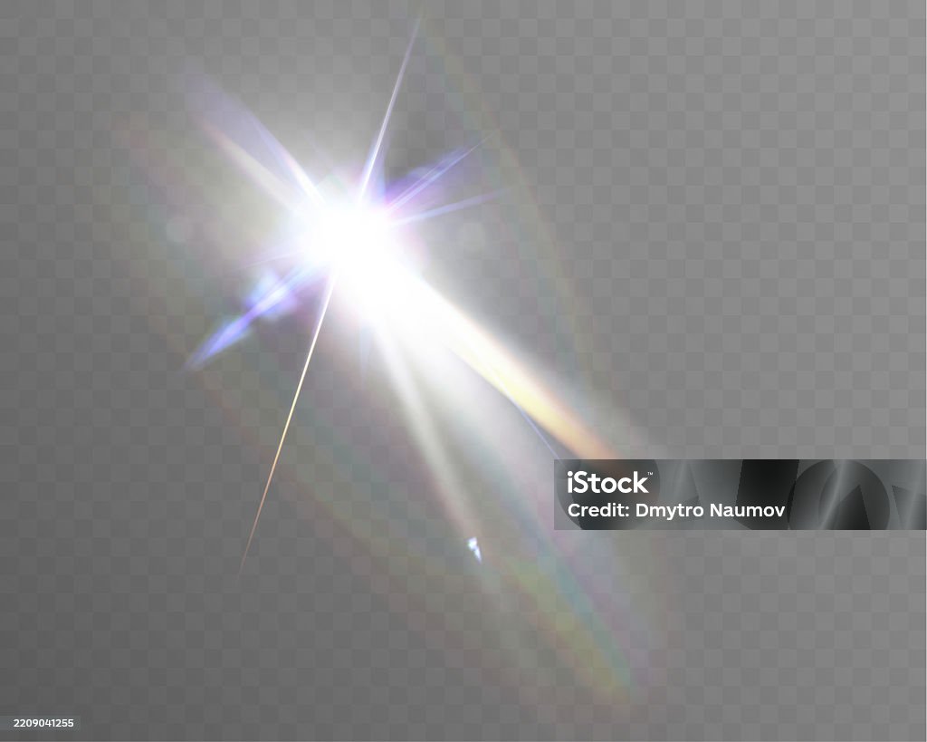 Glowing Light Effects Stock Illustration - Download Image Now ...
