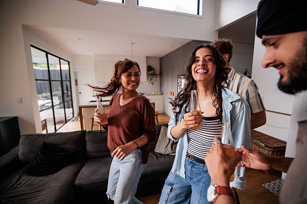istock Friends Enjoying on a Party at Home 2209041667