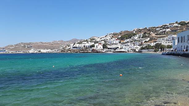 istock Harbour of Mykonos on a sunny day, Greece 2209044734
