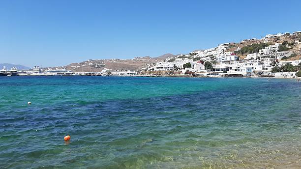 istock Harbour of Mykonos on a sunny day, Greece 2209044786