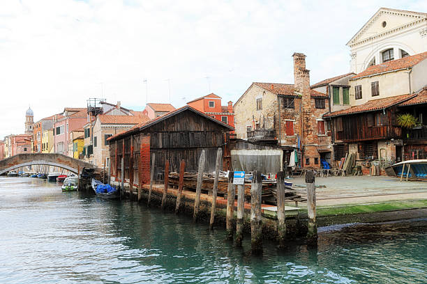 Venetian mooring, Pellestrina island